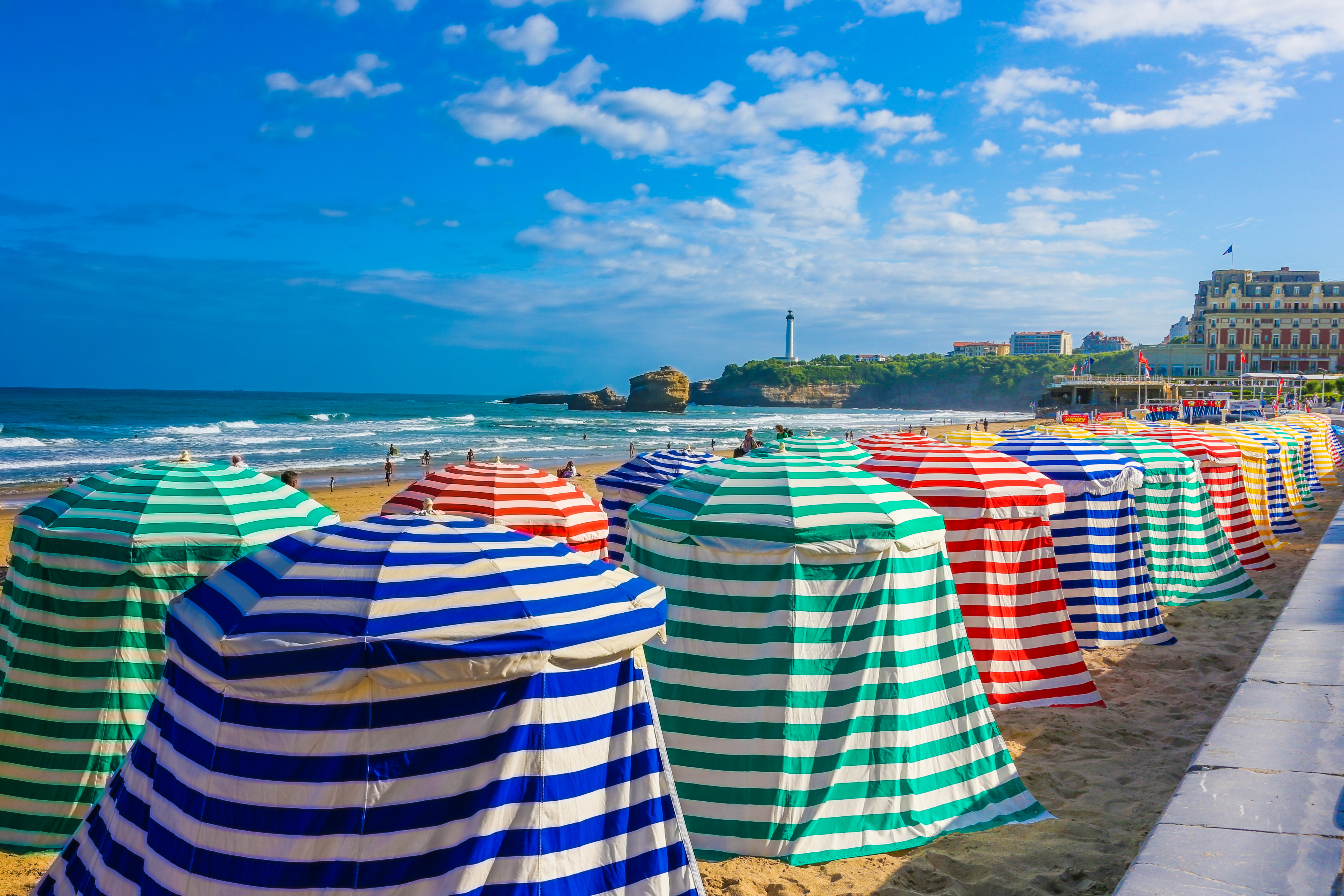 The Grande Plage in Biarritz